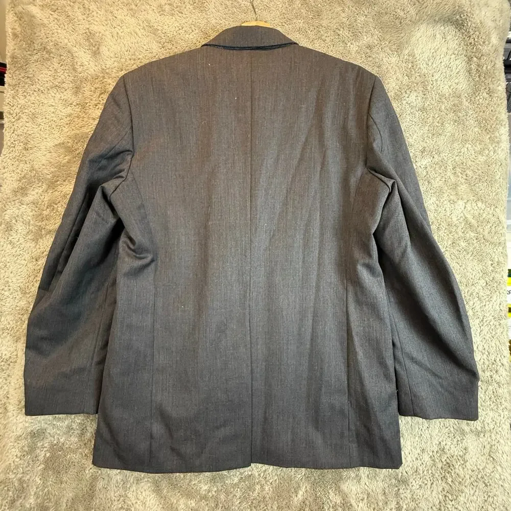 Banana Republic Gray Wool Blazer Suit Jacket Sport Coat Men's 42 42R 3 Button